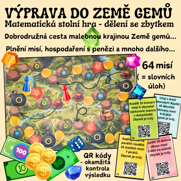VÝPRAVA DO ZEMĚ GEMŮ (dělení se zbytkem) 1