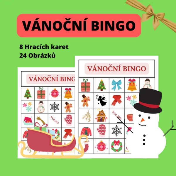 Vánoční BINGO 1