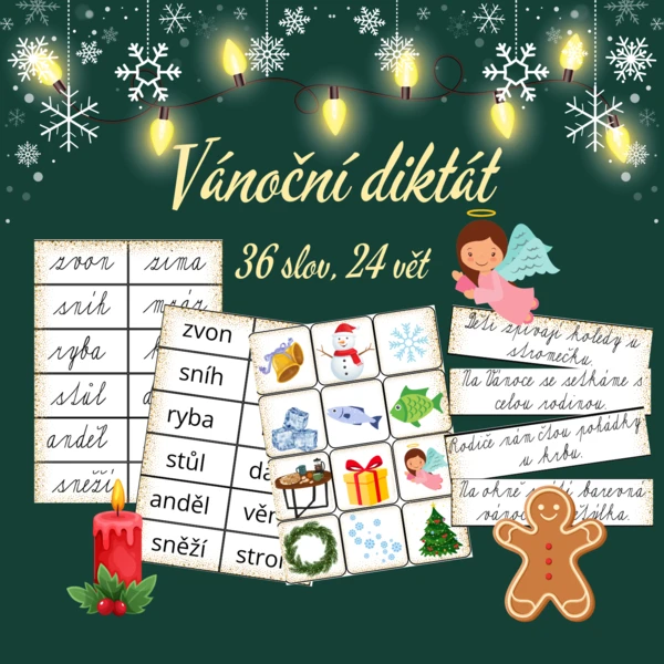 Vánoční běhací diktát 1