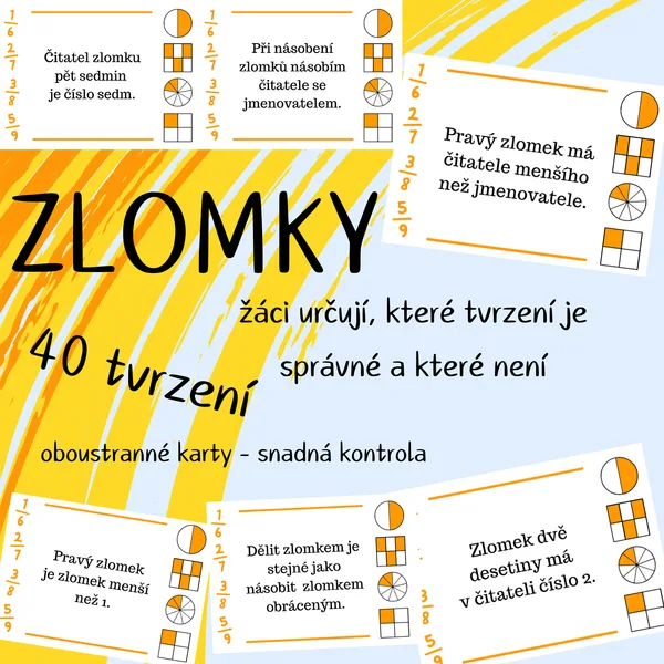 ZLOMKY - 40 tvrzení (kontrola na druhé straně) 1