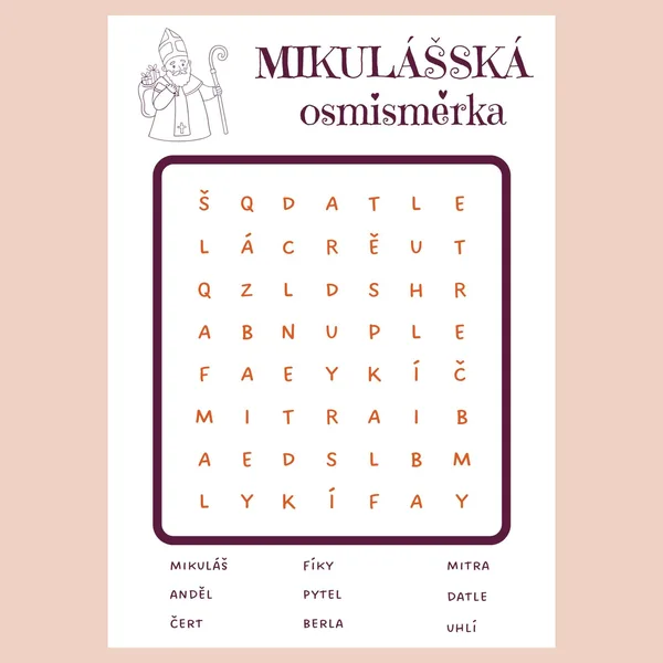 Mikulášská osmisměrka 1