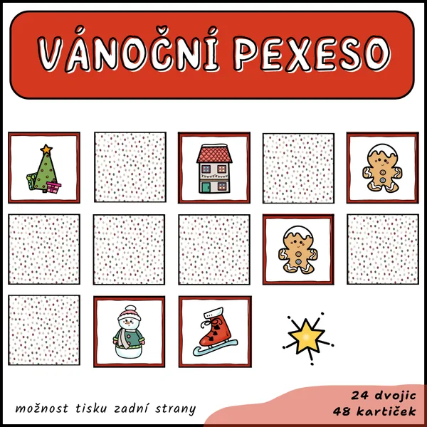 Vánoční pexeso 1