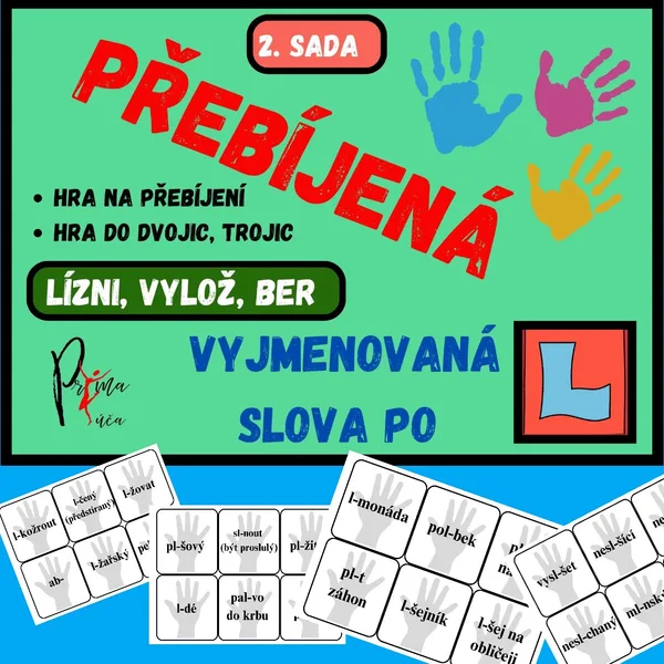 VYJMENOVANÁ SLOVA - HRA DO DVOJIC, TROJIC - PŘEBÍJENÁ 1