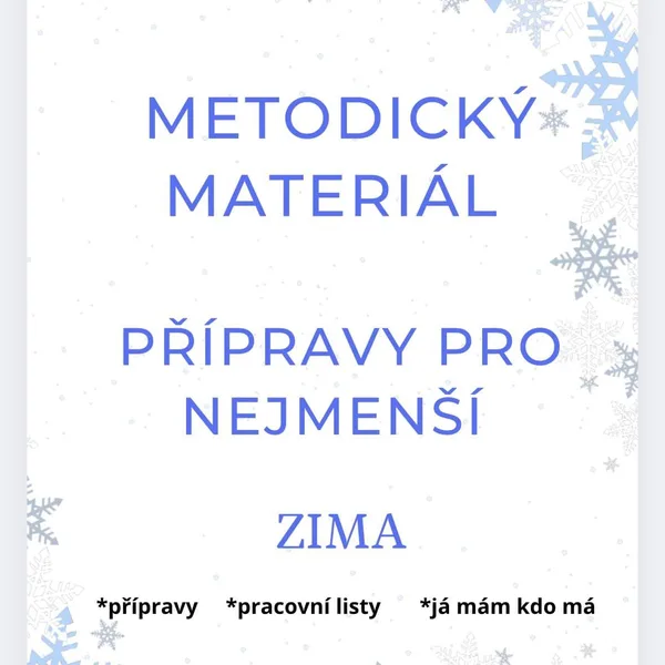 Přípravy pro nejmenší: ZIMA 1