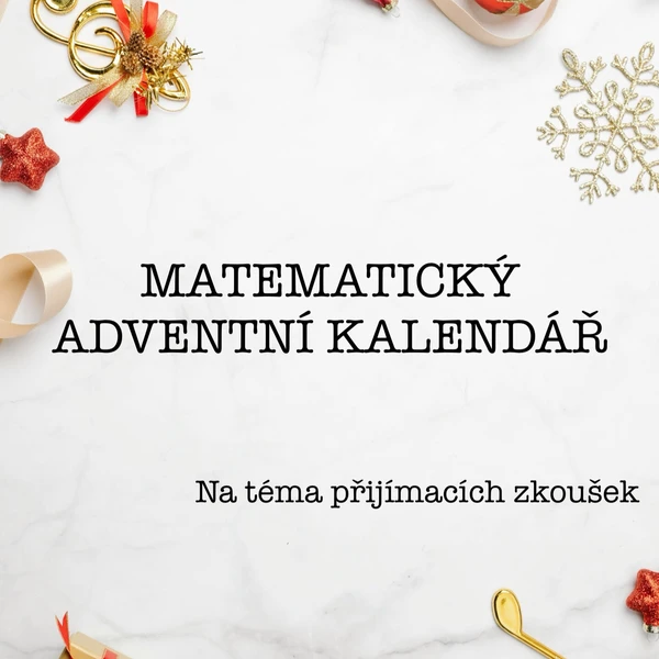 Matematický adventní kalendář 1