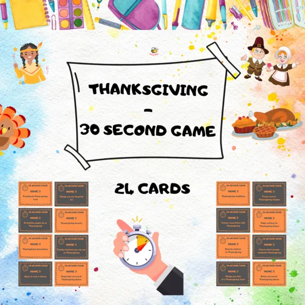 THANKSGIVING 30 SECOND GAME 1