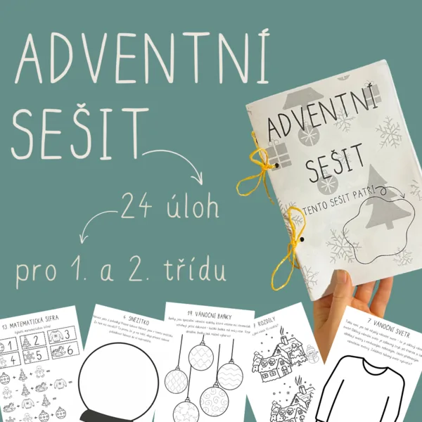 Adventní sešit (černobílý tisk) 1