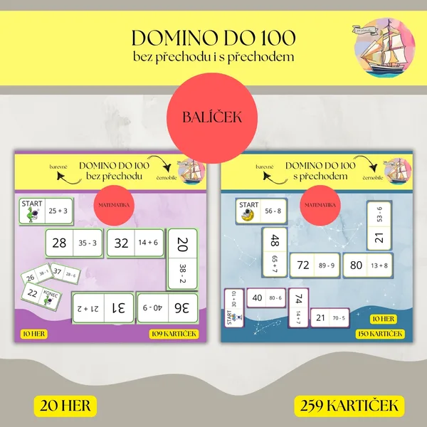 Domino do 100 (20 her) 1