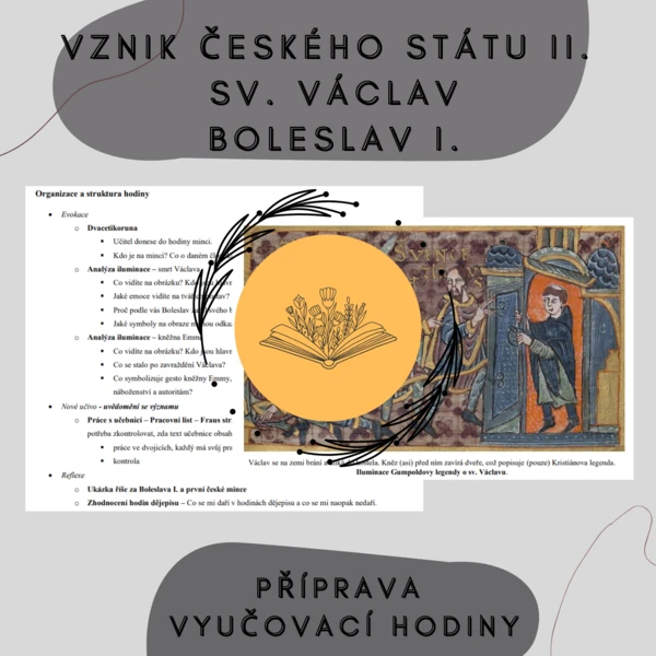 Vznik českého státu II. - sv. Václav a Boleslav I. - Příprava vyučovací hodiny 1