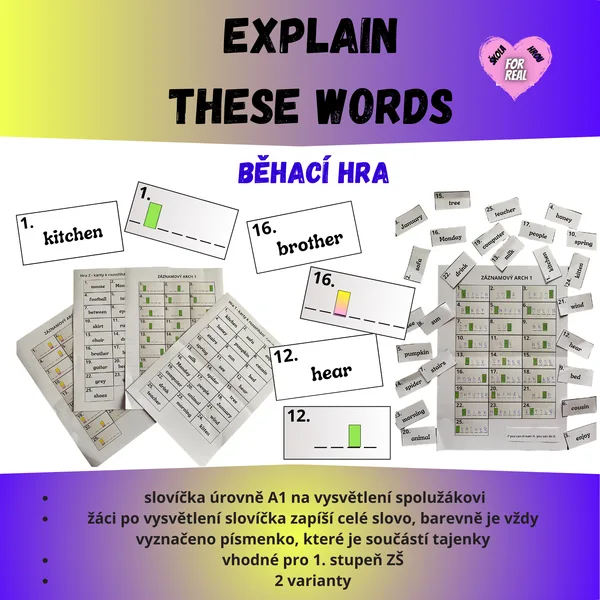 Explain these words - A1 1
