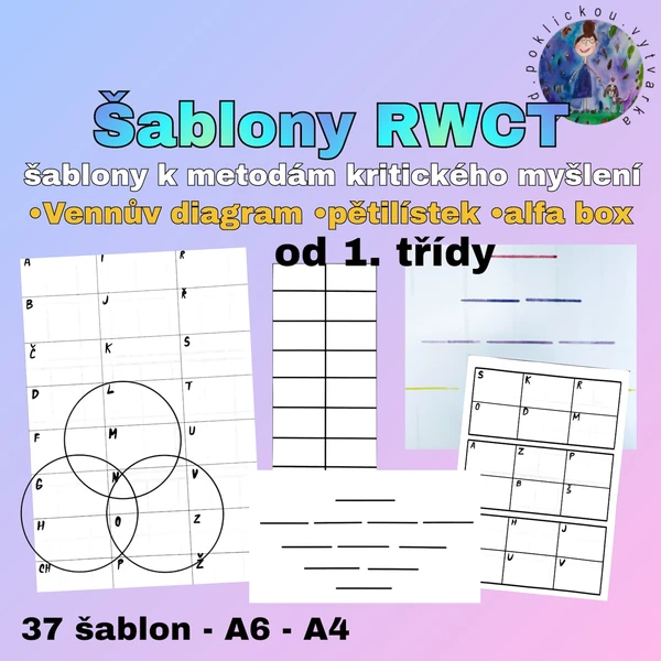 Šablony RWCT - šablony k metodám kritického myšlení 1