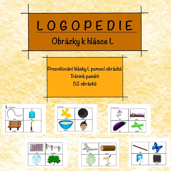 LOGOPEDIE - obrázky k hlásce L 1