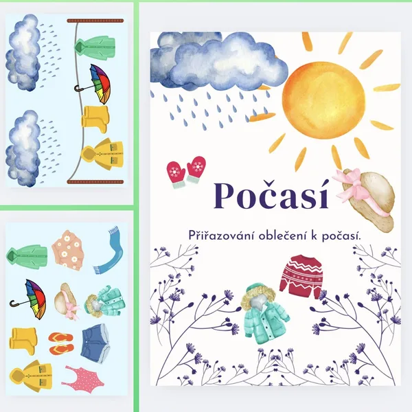 Počasí - oblečení 1