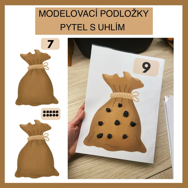 Modelovací podložky - čertíkovy uhlíky 1