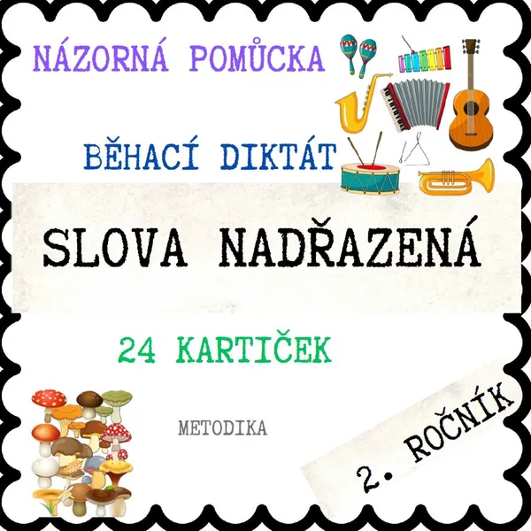SLOVA NADŘAZENÁ - KARTIČKY  1
