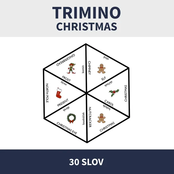 ENG - CHRISTMAS, WINTER (2 trimina, 60 slov) 1