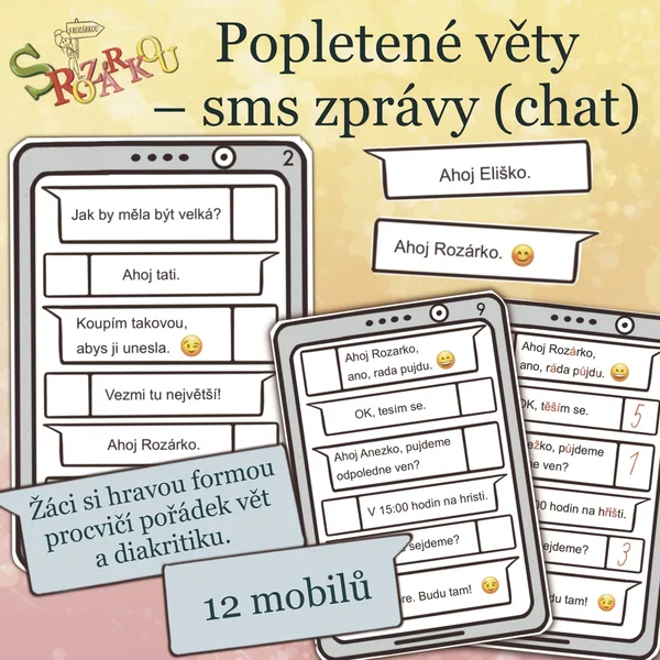 Popletené věty - sms zprávy (chat) 1