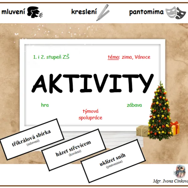 Aktivity (zima, Vánoce) 1