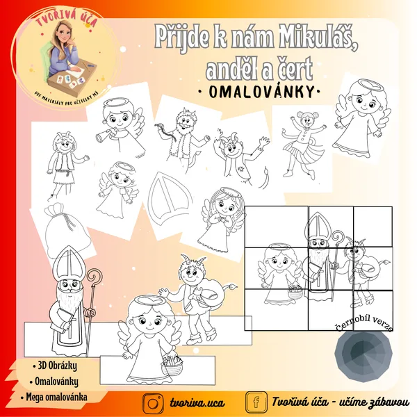 Přijde k nám Mikuláš, anděl a čert 1