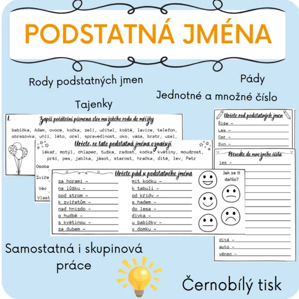 Podstatná jména 1