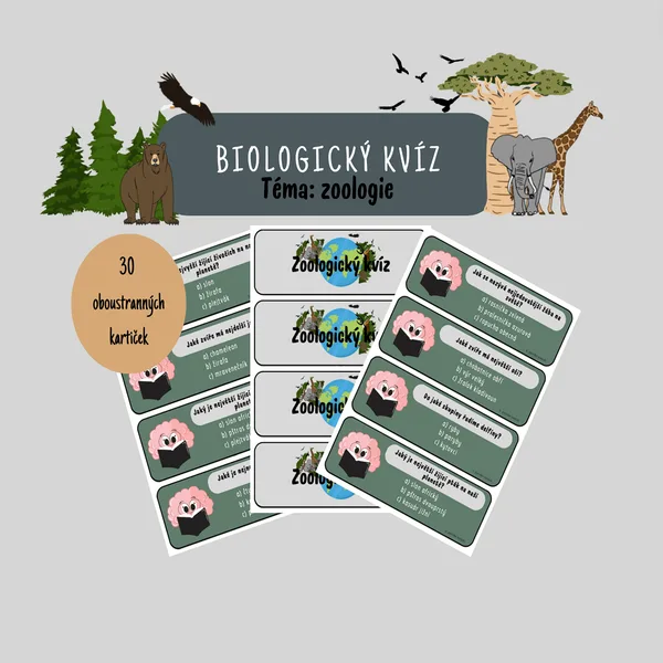 Biologický kvíz: ZOOLOGIE 1