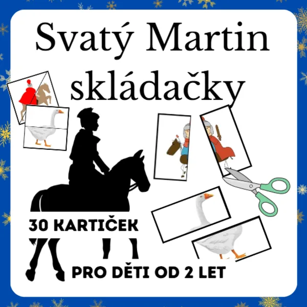 SVATÝ MARTIN - skládání obrázků  1