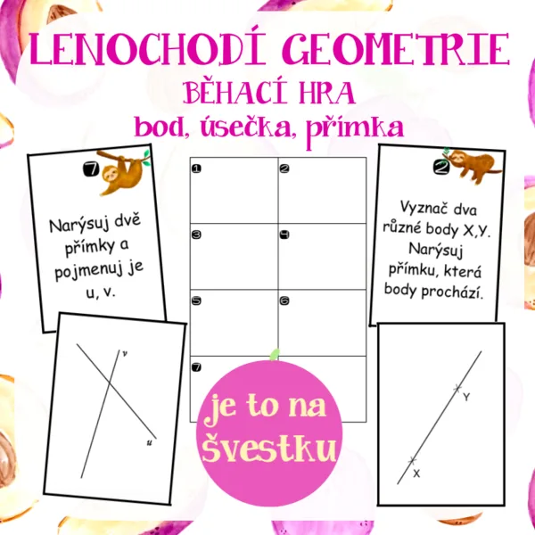 Lenochodí geometrie - běhačka 1