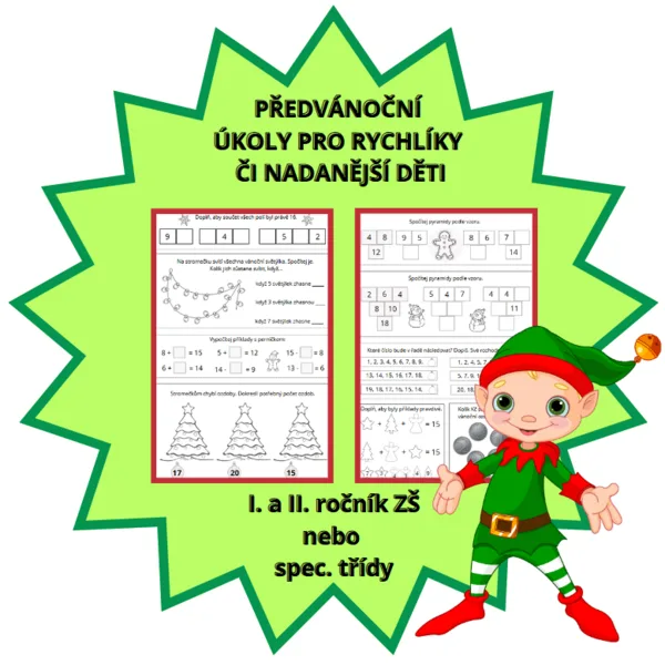 VÁNOČNÍ MATEMATIKA 1 (OPAKOVÁNÍ 1. A 2. ROČNÍK) 1
