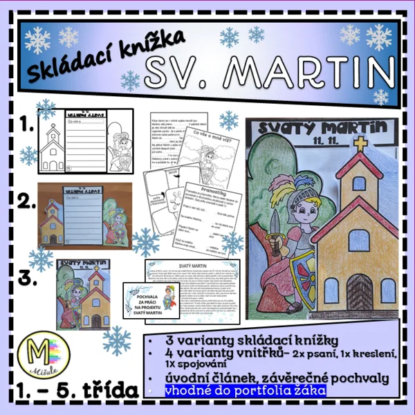 SVATÝ MARTIN- SKLÁDACÍ KNÍŽKA 1