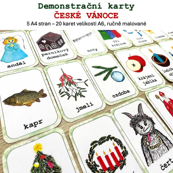 Demonstrační karty - České Vánoce 1