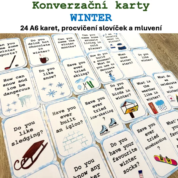 Konverzační karty - WINTER 1