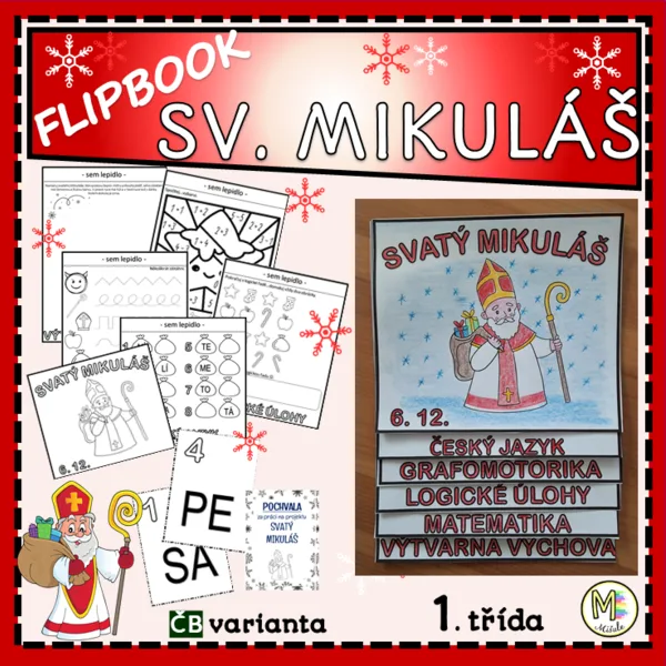 SVATÝ MIKULÁŠ- FLIPBOOK- 1. TŘÍDA 1