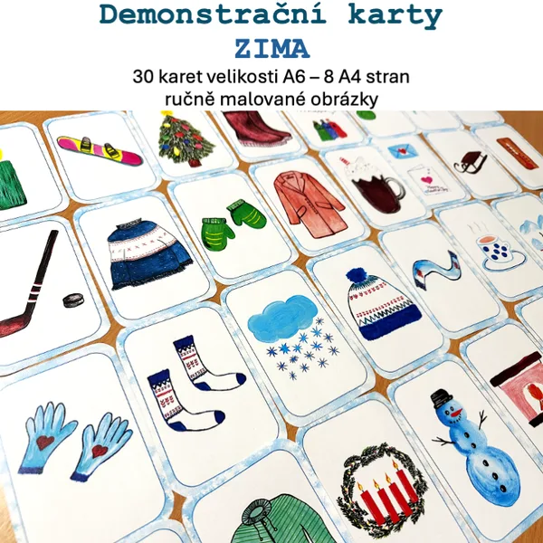 Demonstrační karty - ZIMA 1