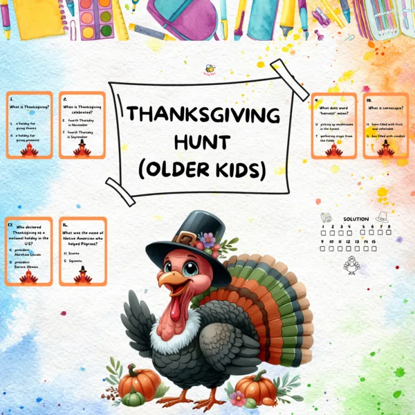 THANKSGIVING HUNT (OLDER KIDS) 1