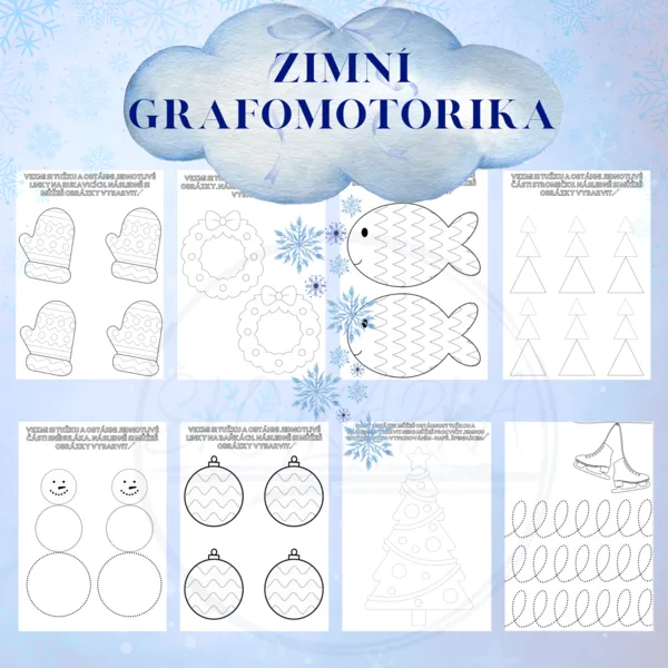 ZIMNÍ GRAFOMOTORIKA 1