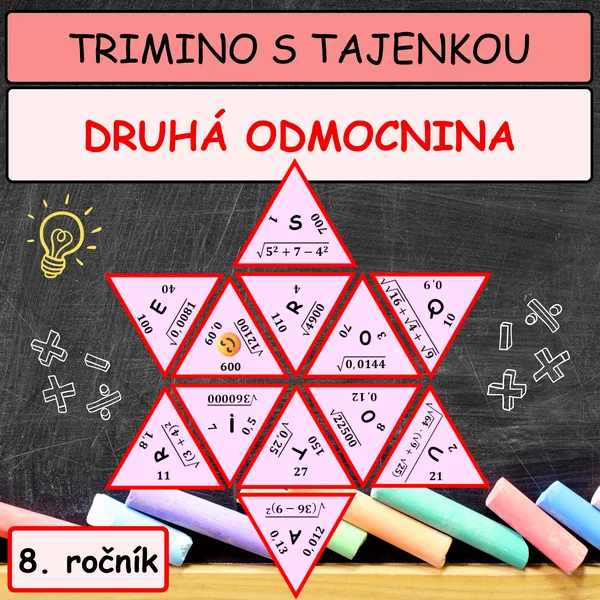 Trimino druhá odmocnina 1