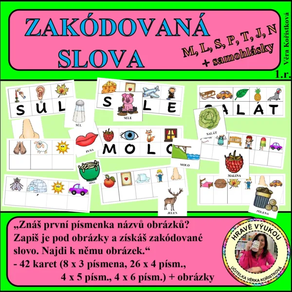 ZAKÓDOVANÁ SLOVA V 1. TŘÍDĚ 1