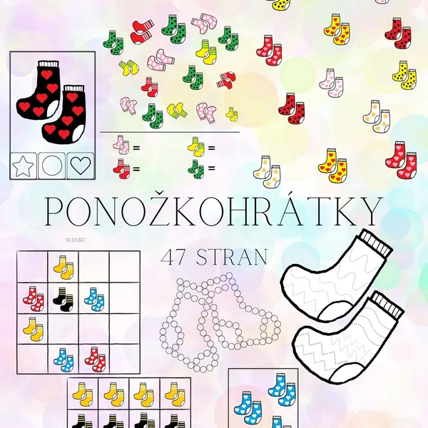 Ponožkohrátky - 47 stran zábavných materiálů pro děti 1