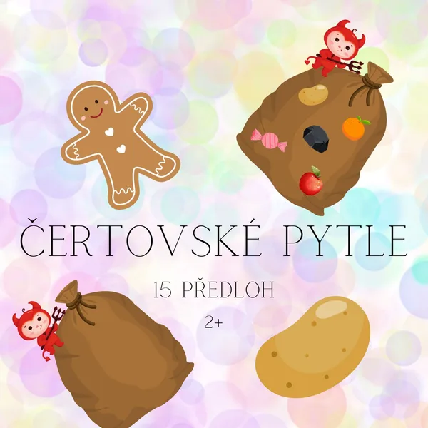 Čertovské pytle - 15 obrázků, co nosí čerti v pytli 1