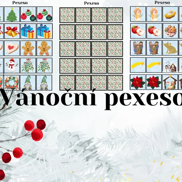 Vánoční pexeso 1
