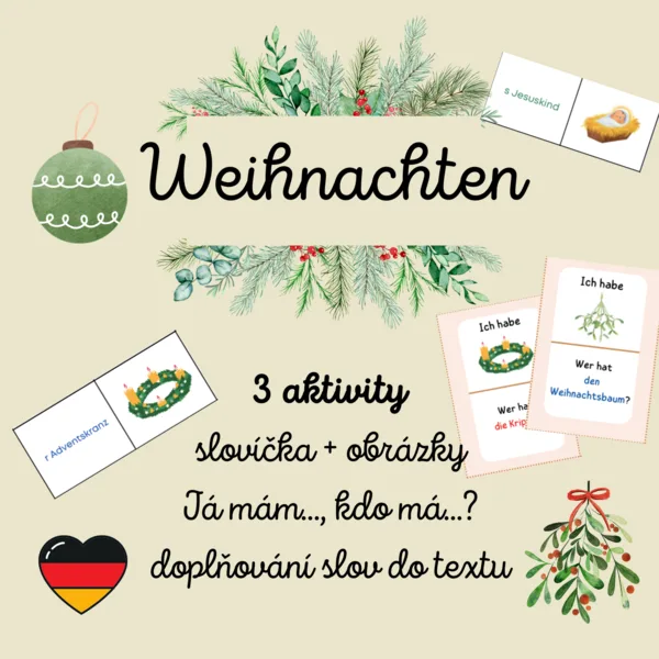 Weihnachten - slovní zásoba 1