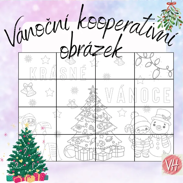 Vánoční kooperativní obrázek 1