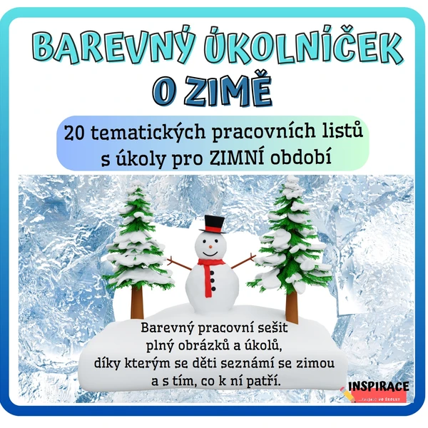 BAREVNÝ SEŠIT PLNÝ ÚKOLŮ PRO ZIMNÍ OBDOBÍ 1