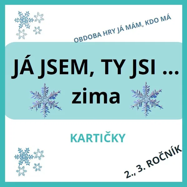 Já jsem, ty jsi ... ZIMA  1