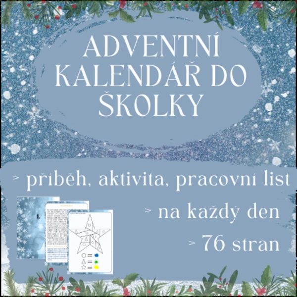 Adventní kalendář do školky  1