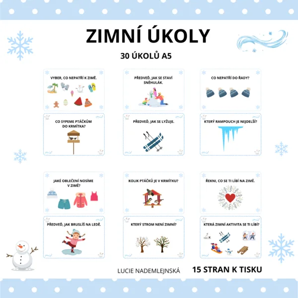 ZIMNÍ ÚKOLY 1