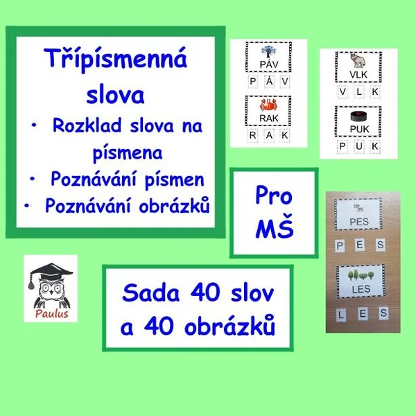 Třípísmenná slova 1
