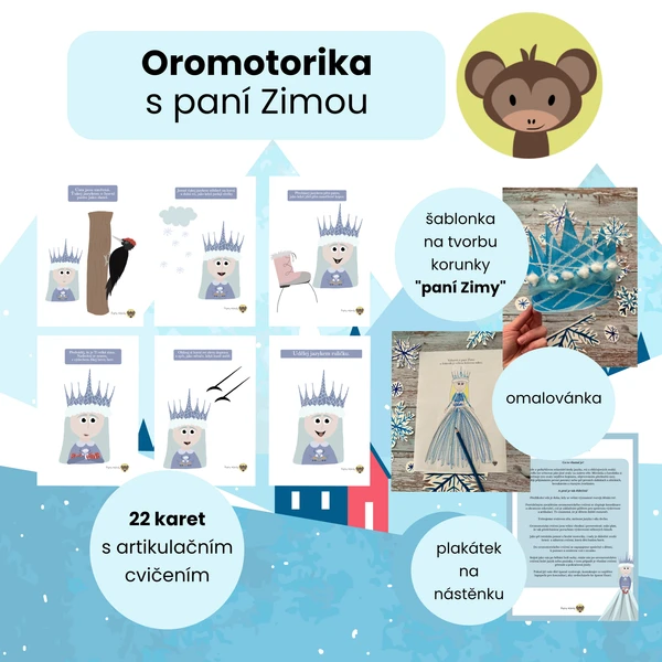 Oromotorika s paní Zimou 1