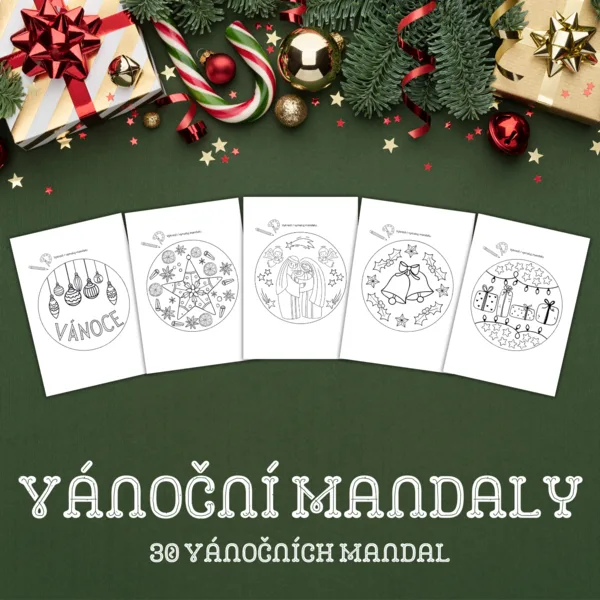 Vánoční mandaly 1