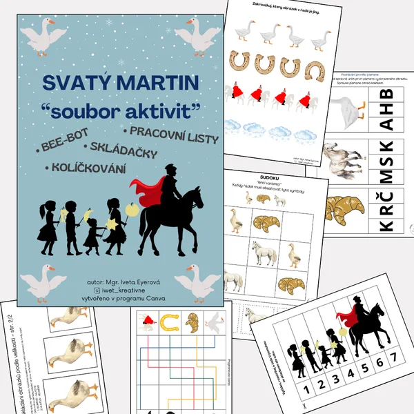 SVATÝ MARTIN - soubor aktivit 1